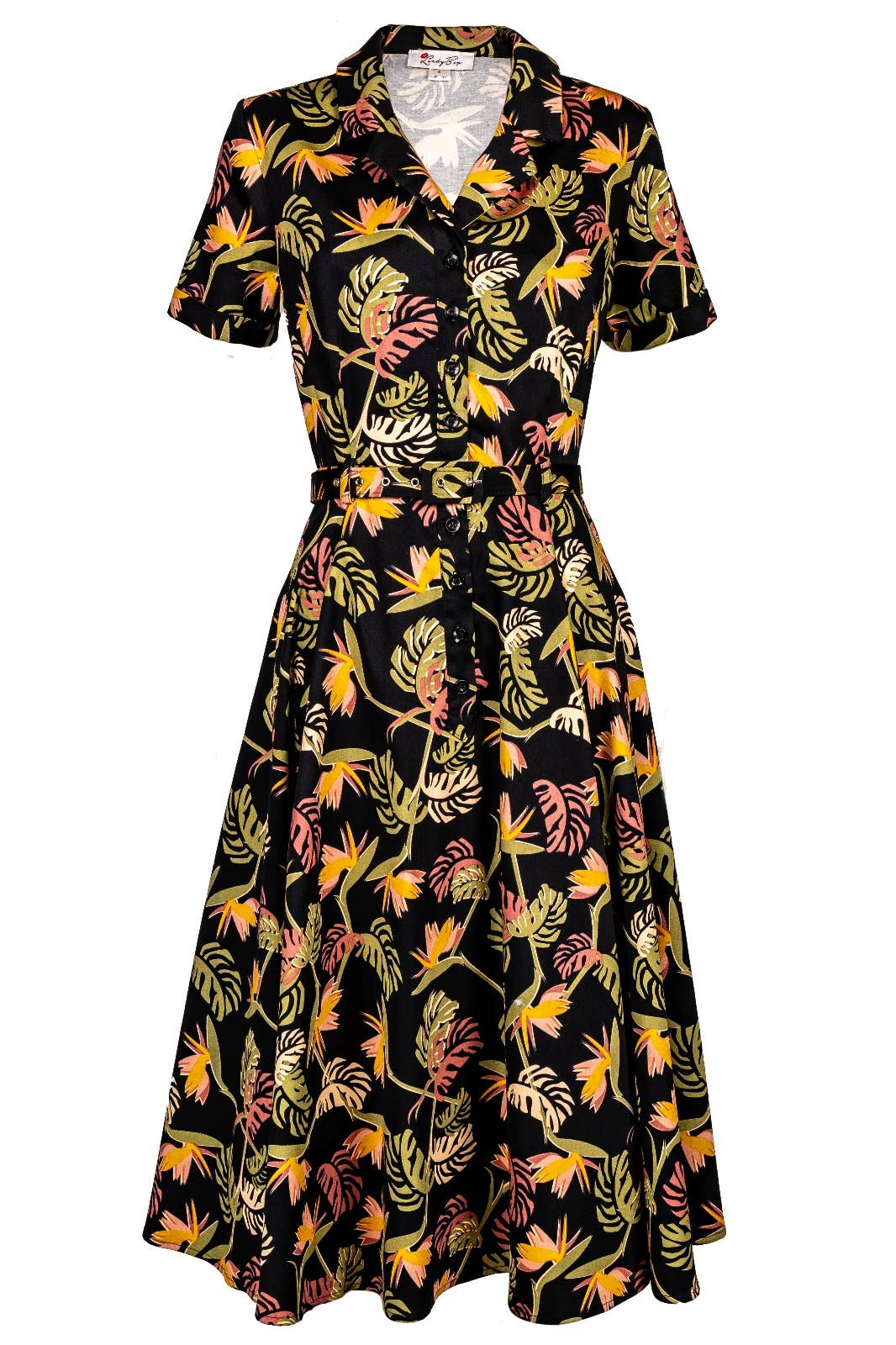 Bridget Swing Dress - Paradise Palm - Dotty&Dan